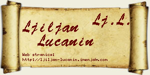 Ljiljan Lučanin vizit kartica